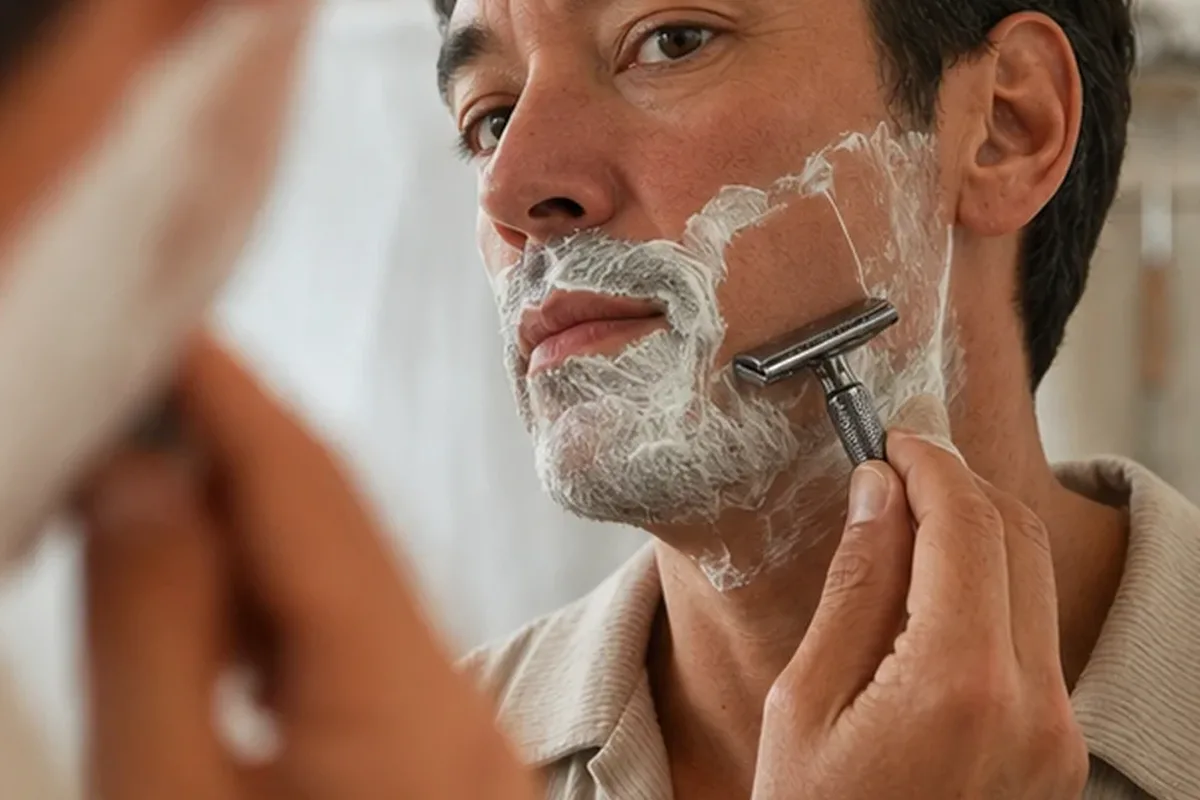 Authentische Beauty-Routine passend zum Thema After Shave für Pflege-Einsteiger
