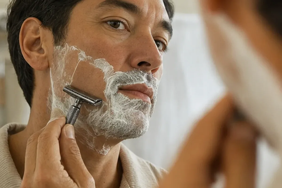Redaktioneller Beauty-Moment zur Ausgangslage bei Männer-Sonnenschutz für empfindliche Haut