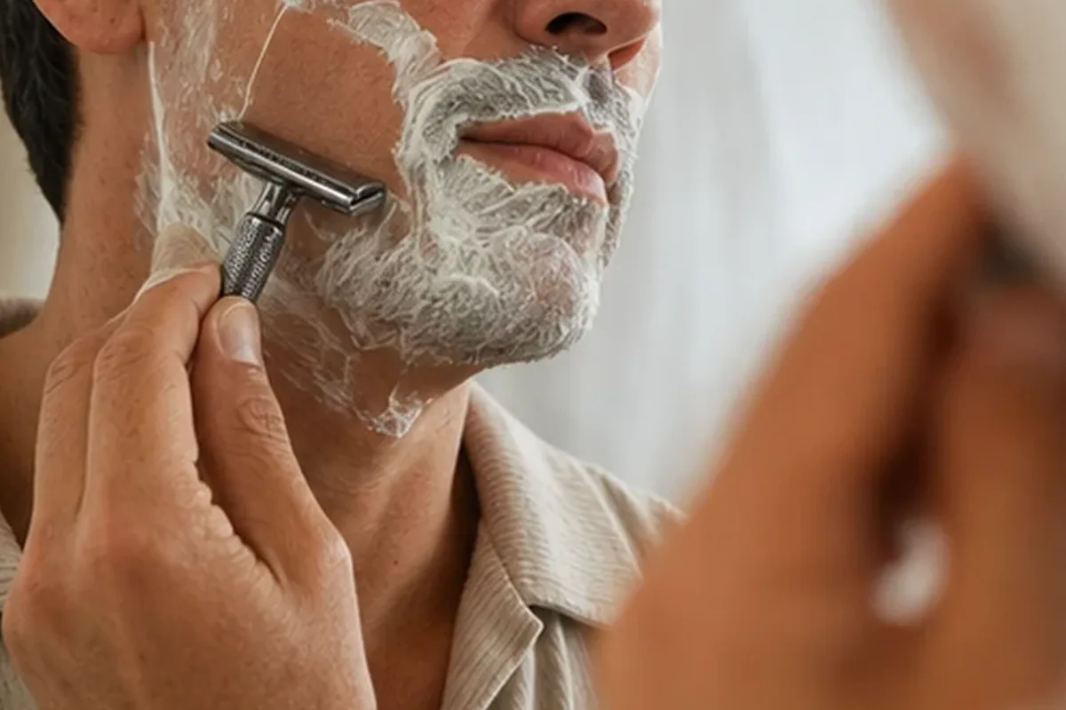 Hochwertige Beauty-Inszenierung zu Auswahlkriterien für Bartöl für fettige Haut