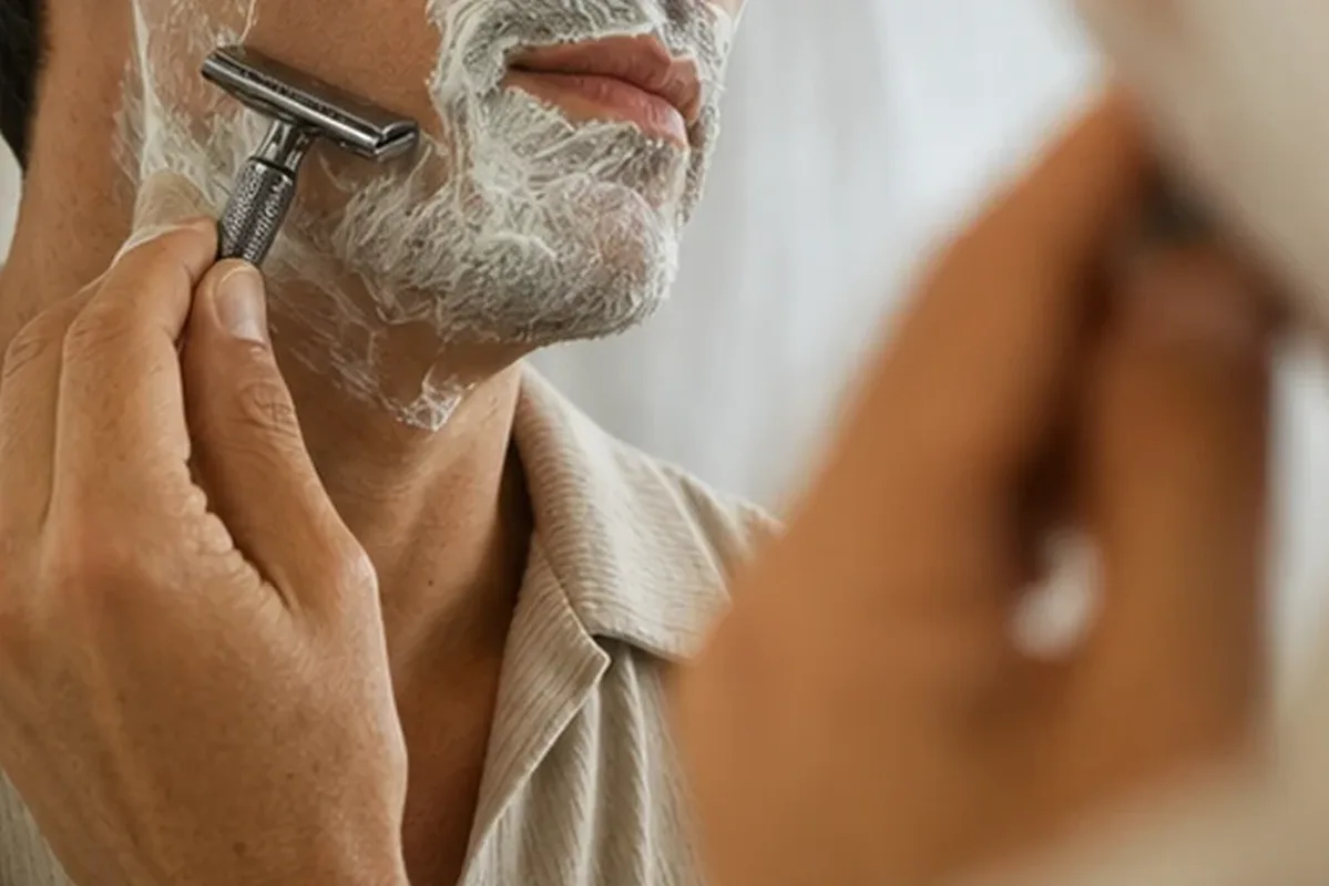 Authentische Beauty-Routine passend zum Thema Body-Trimmer für langanhaltende Glätte