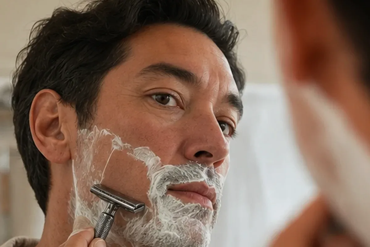 Authentischer Wohlfühlmoment passend zum Beauty-Thema Epilierer für eine schnelle Anwendung