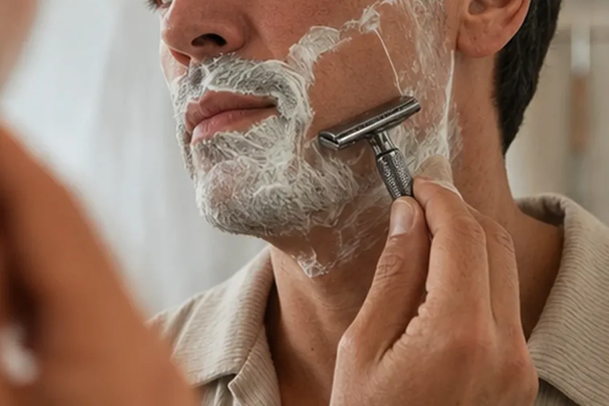 Authentische Beauty-Routine passend zum Thema After Shave für Pflege-Einsteiger
