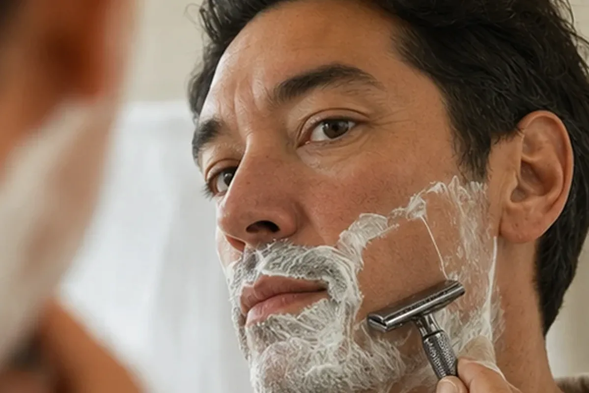 Authentischer Wohlfühlmoment passend zum Beauty-Thema Epilierer bei Rasurbrand