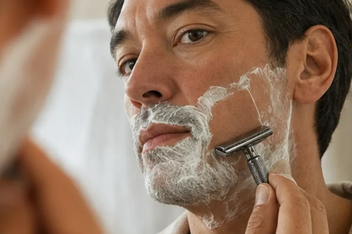 Authentischer Wohlfühlmoment passend zum Beauty-Thema Einsteiger-Pflegeroutine für fettige Haut