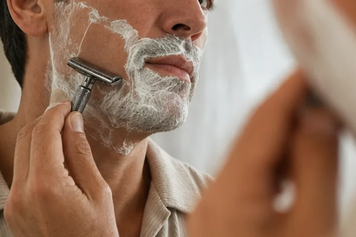 Hochwertige Beauty-Inszenierung zu Auswahlkriterien für Rasierhobel für Pflege-Einsteiger