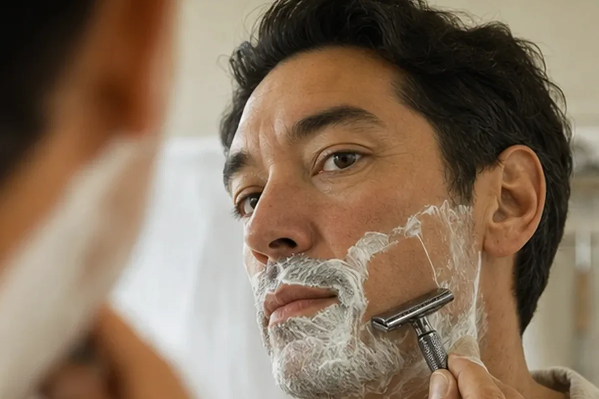 Redaktioneller Beauty-Moment zur Ausgangslage bei Waxing-Set für die Bikinizone