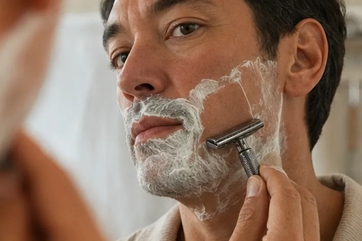 Hochwertige Beauty-Inszenierung zu Auswahlkriterien für Männer-Shampoo für fettige Haut