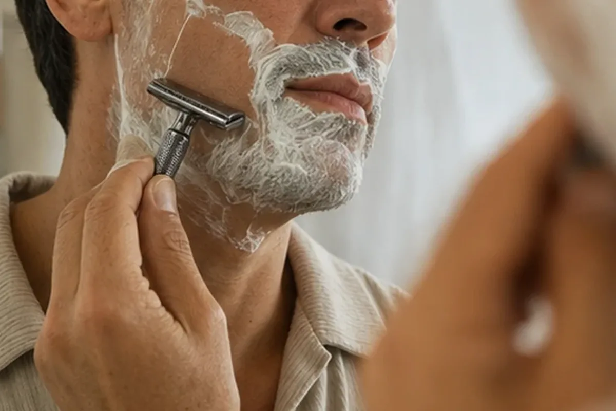 Redaktioneller Beauty-Moment zur Ausgangslage bei Bartbalsam für empfindliche Haut