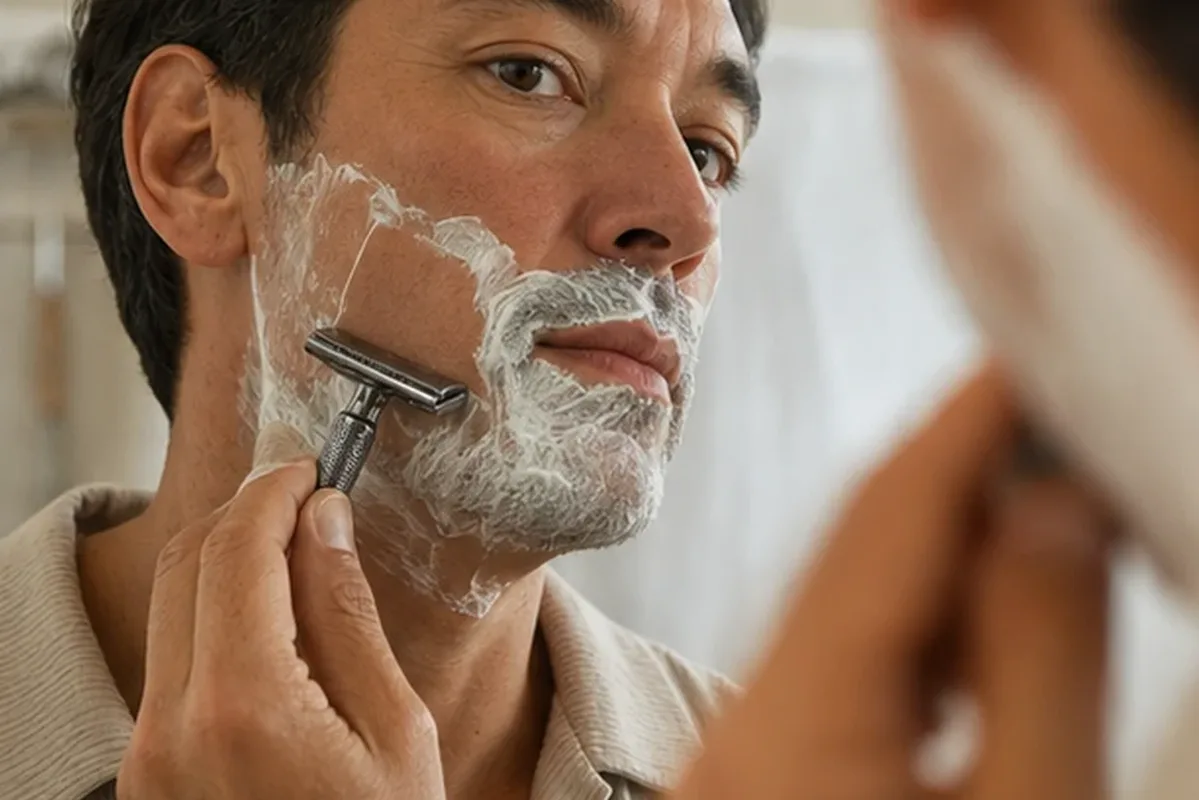 Redaktionelle Detailaufnahme zur Orientierung bei Sugaring-Paste für dunkle Haare