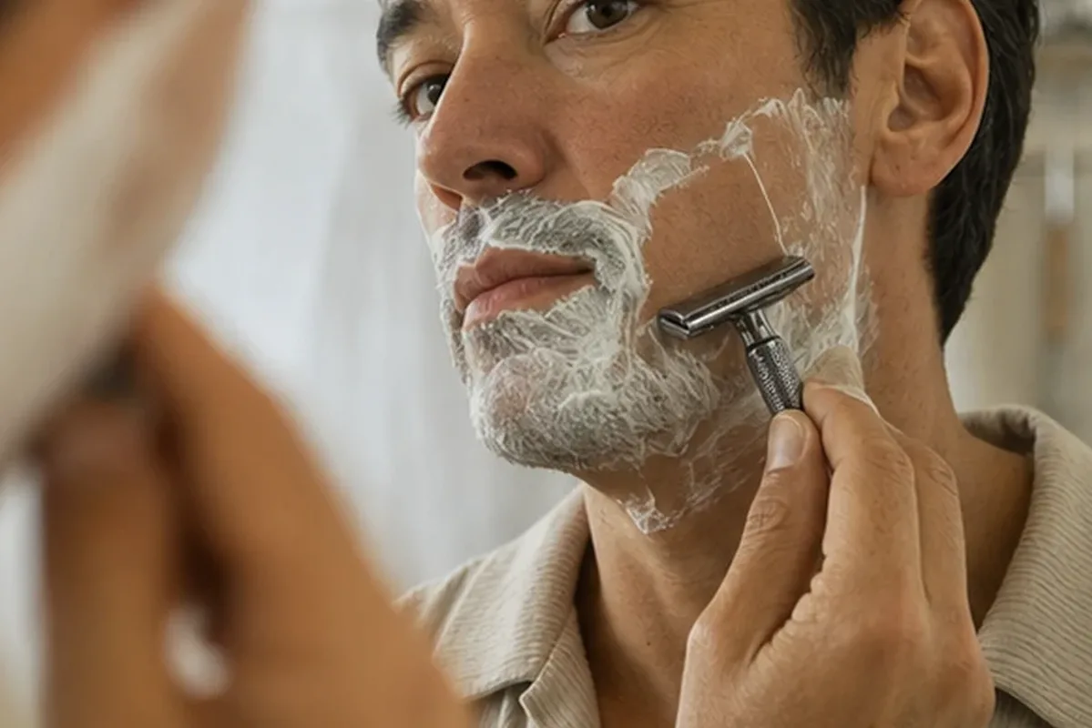 Authentischer Wohlfühlmoment passend zum Beauty-Thema Kopfhautpflege für fettige Haut