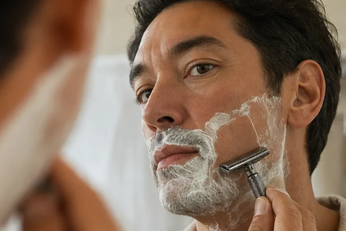 Redaktionelle Detailaufnahme zur Orientierung bei Männer-Deodorant für empfindliche Haut