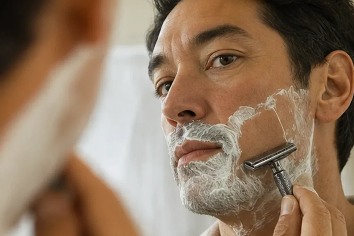 Authentischer Wohlfühlmoment passend zum Beauty-Thema Einsteiger-Pflegeroutine für trockene Haut
