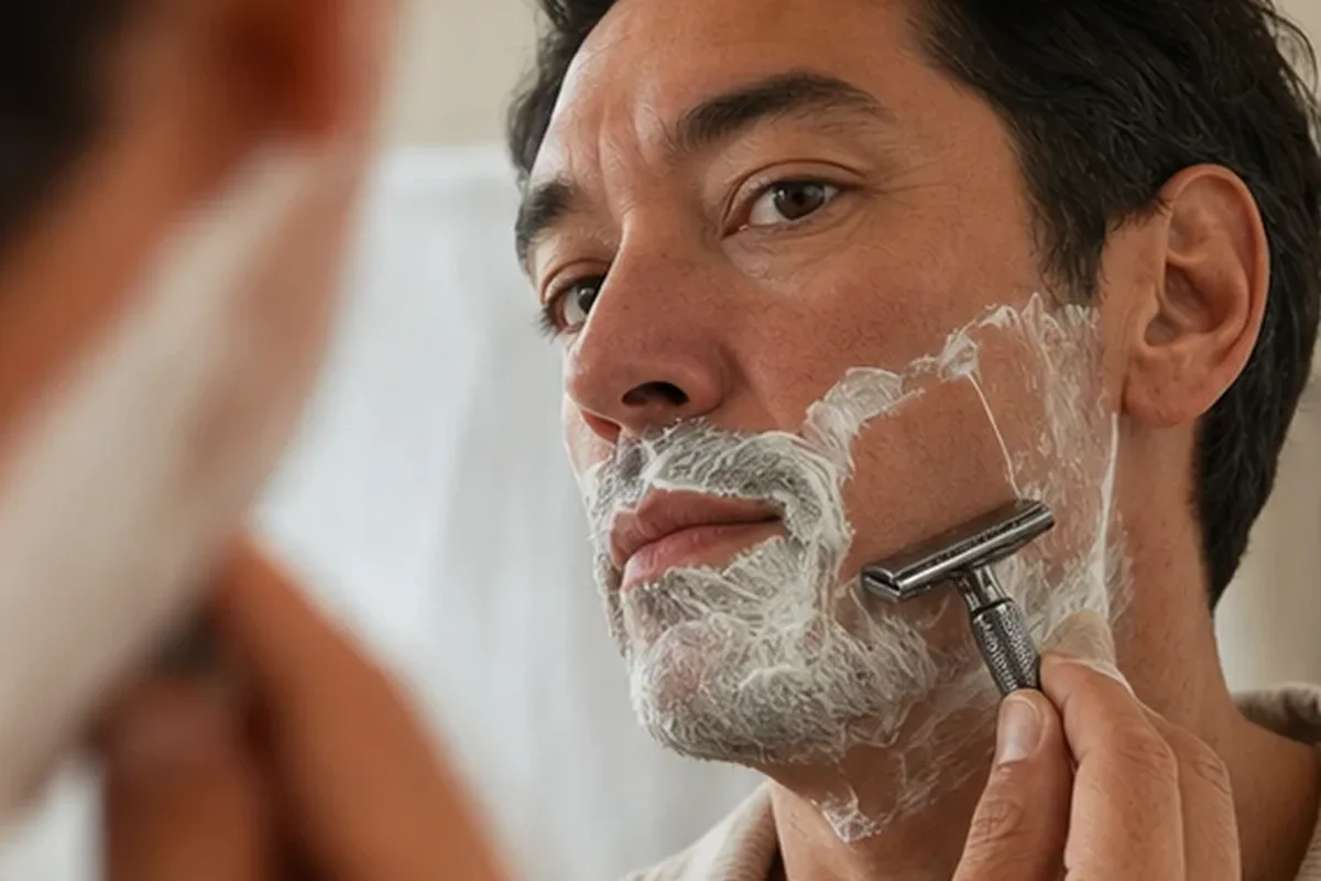 Redaktioneller Beauty-Moment zur Ausgangslage bei Männer-Shampoo für Pflege-Einsteiger