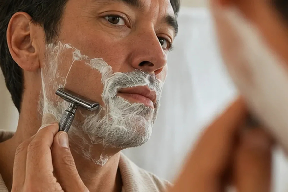 Authentische Beauty-Routine passend zum Thema Waxing-Set bei Rasurbrand