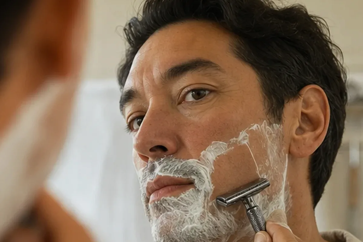Emotionaler und authentischer Anwendungsmoment rund um Augenbrauen-Trimmer für die Bikinizone