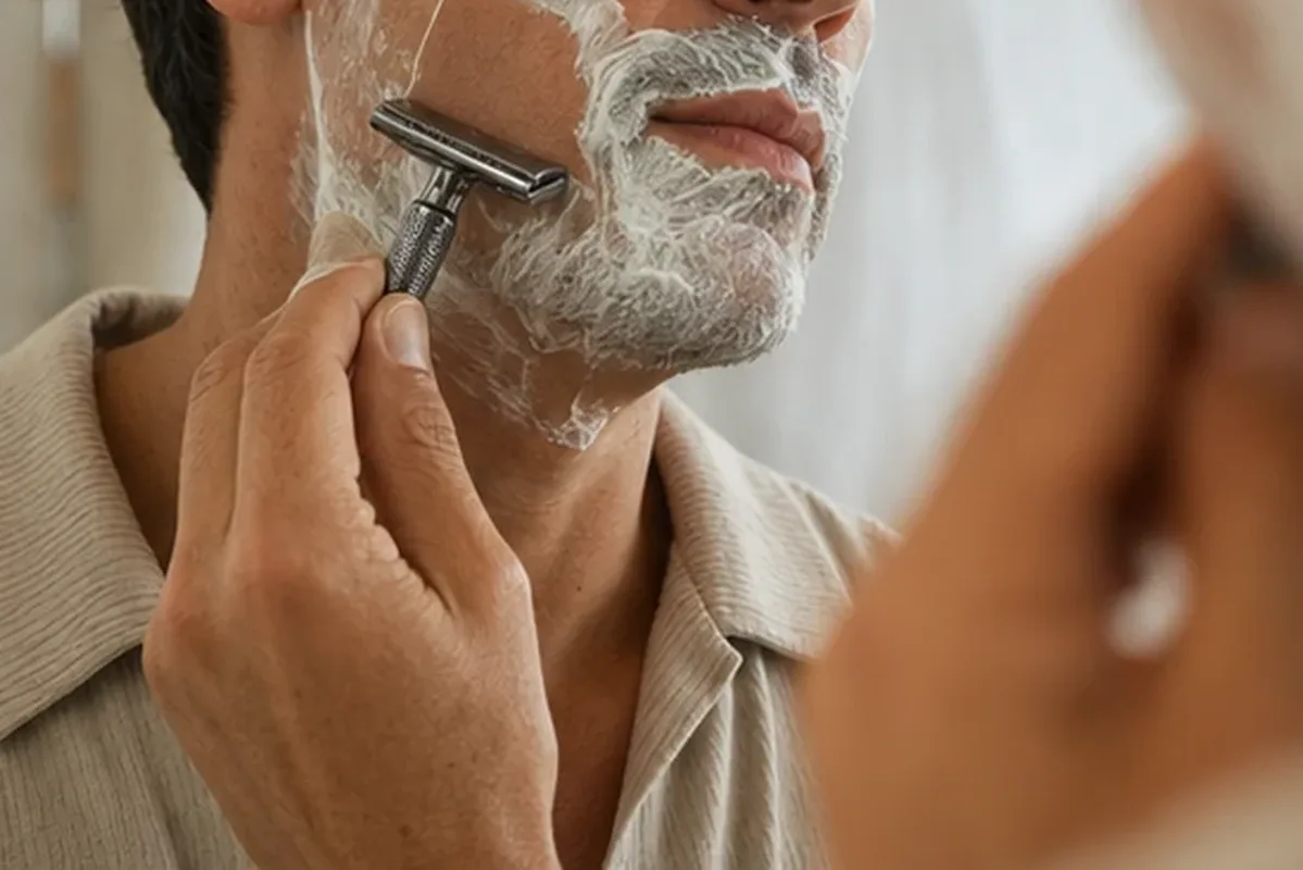 Redaktioneller Beauty-Moment zur Ausgangslage bei Sugaring-Paste für feine Haare