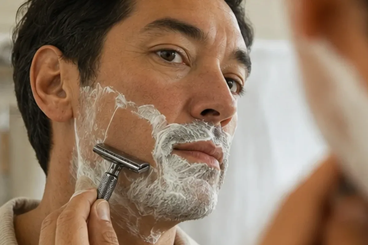 Redaktioneller Beauty-Moment zur Ausgangslage bei Männer-Shampoo für Pflege-Einsteiger