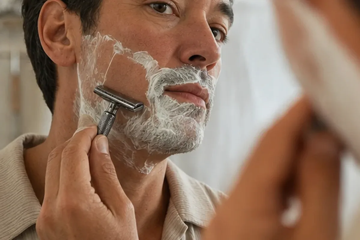 Authentische Beauty-Routine passend zum Thema Enthaarungscreme für empfindliche Haut