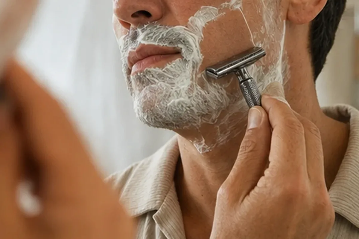 Redaktioneller Beauty-Moment zur Ausgangslage bei Rasierhobel für Pflege-Einsteiger