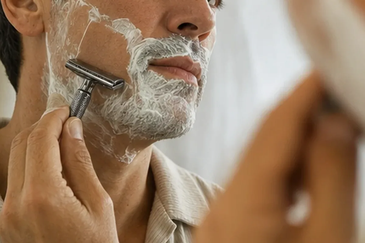 Authentischer Wohlfühlmoment passend zum Beauty-Thema IPL-Gerät für feine Haare