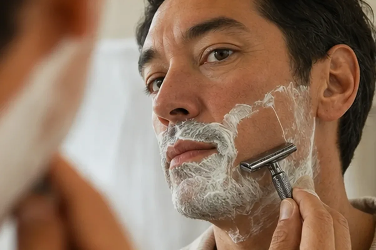 Authentischer Wohlfühlmoment passend zum Beauty-Thema IPL-Gerät für eine schnelle Anwendung