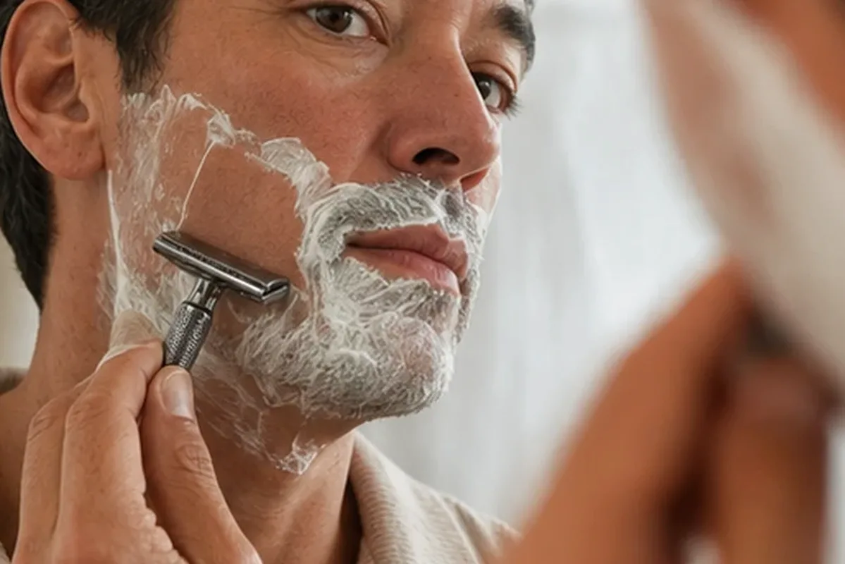 Emotionaler und authentischer Anwendungsmoment rund um Waxing-Set für empfindliche Haut