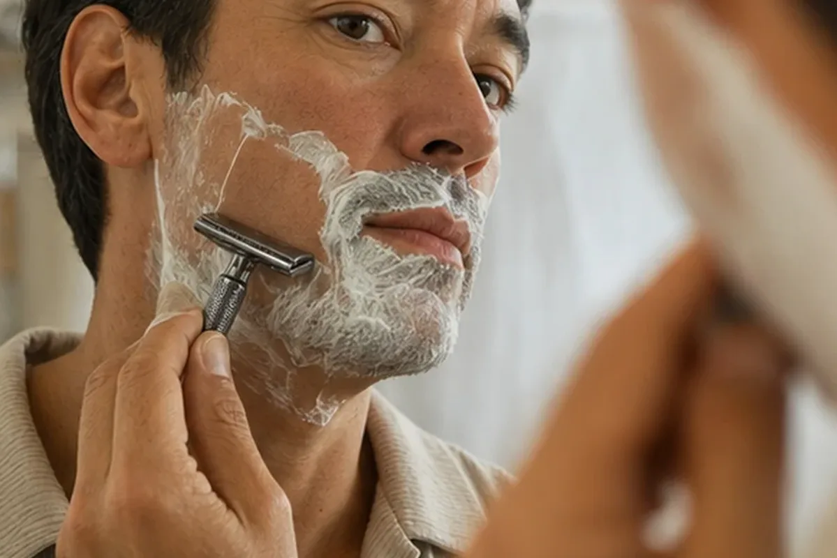 Authentische Beauty-Routine passend zum Thema Männer-Sonnenschutz bei wenig Zeit
