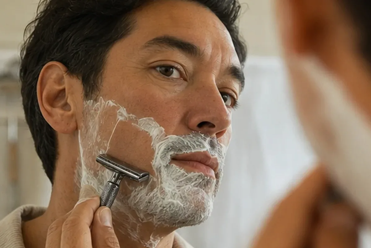 Authentischer Wohlfühlmoment passend zum Beauty-Thema Haarentfernung