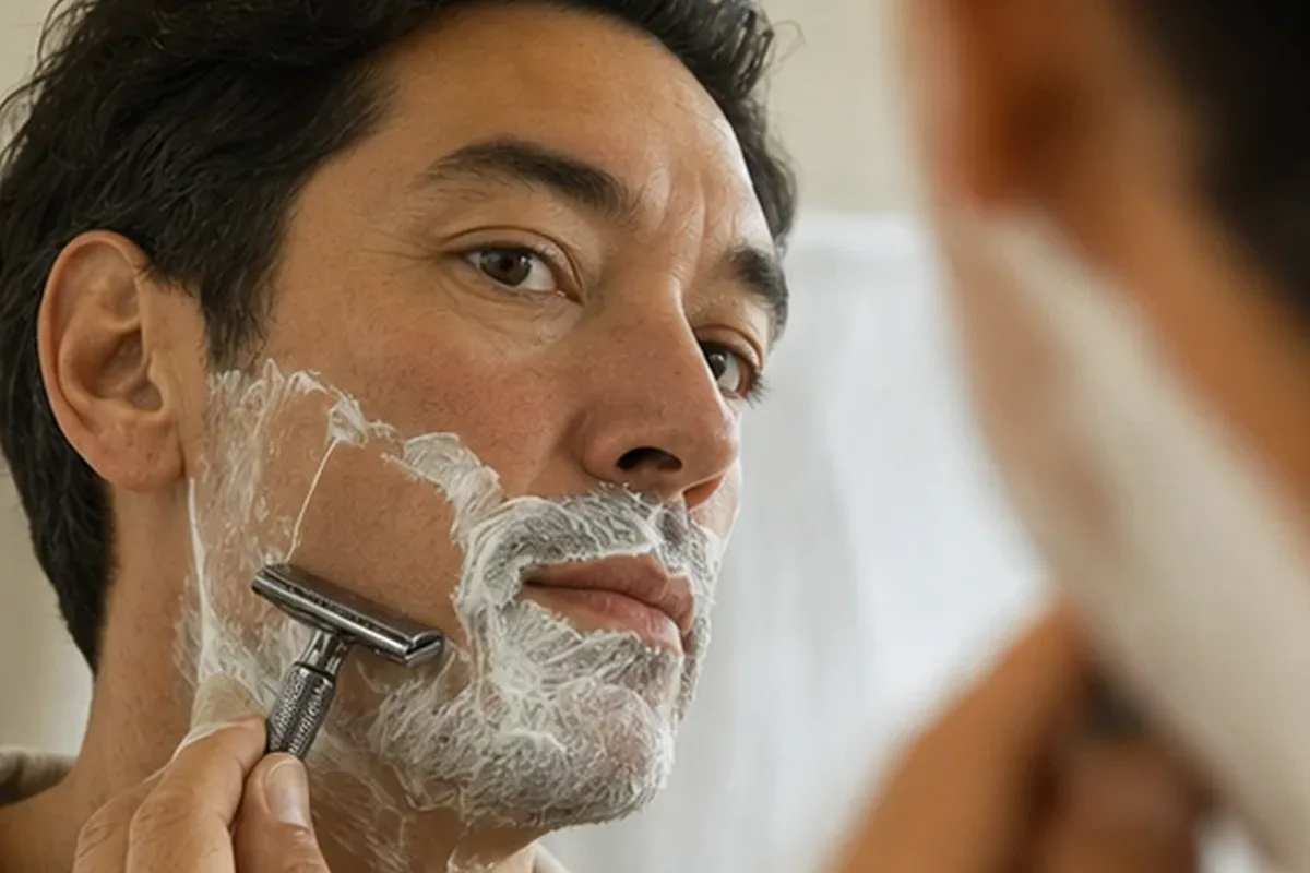 Emotionaler und authentischer Anwendungsmoment rund um Bikinizonen-Trimmer für feine Haare