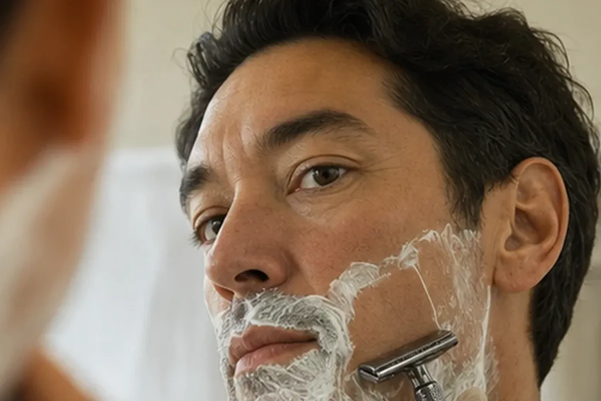 Emotionaler und authentischer Anwendungsmoment rund um Waxing-Set für feine Haare