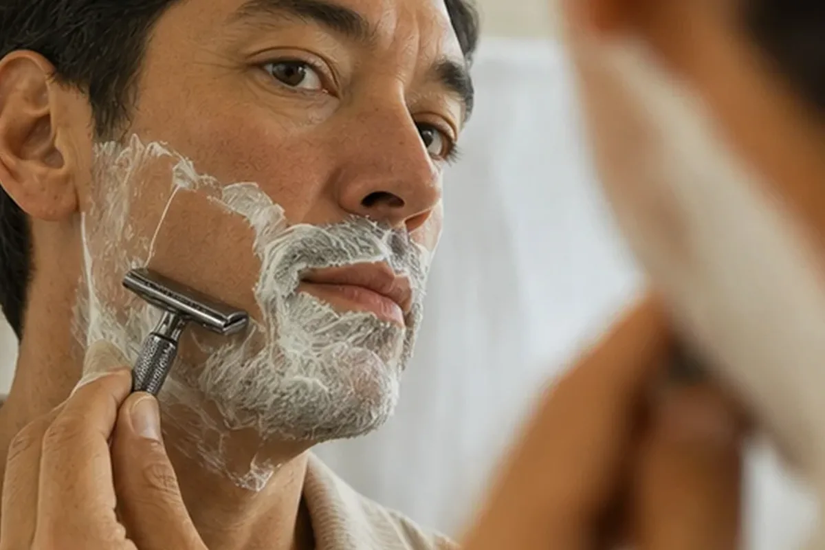 Hochwertige Beauty-Inszenierung zu Auswahlkriterien für After Shave für fettige Haut