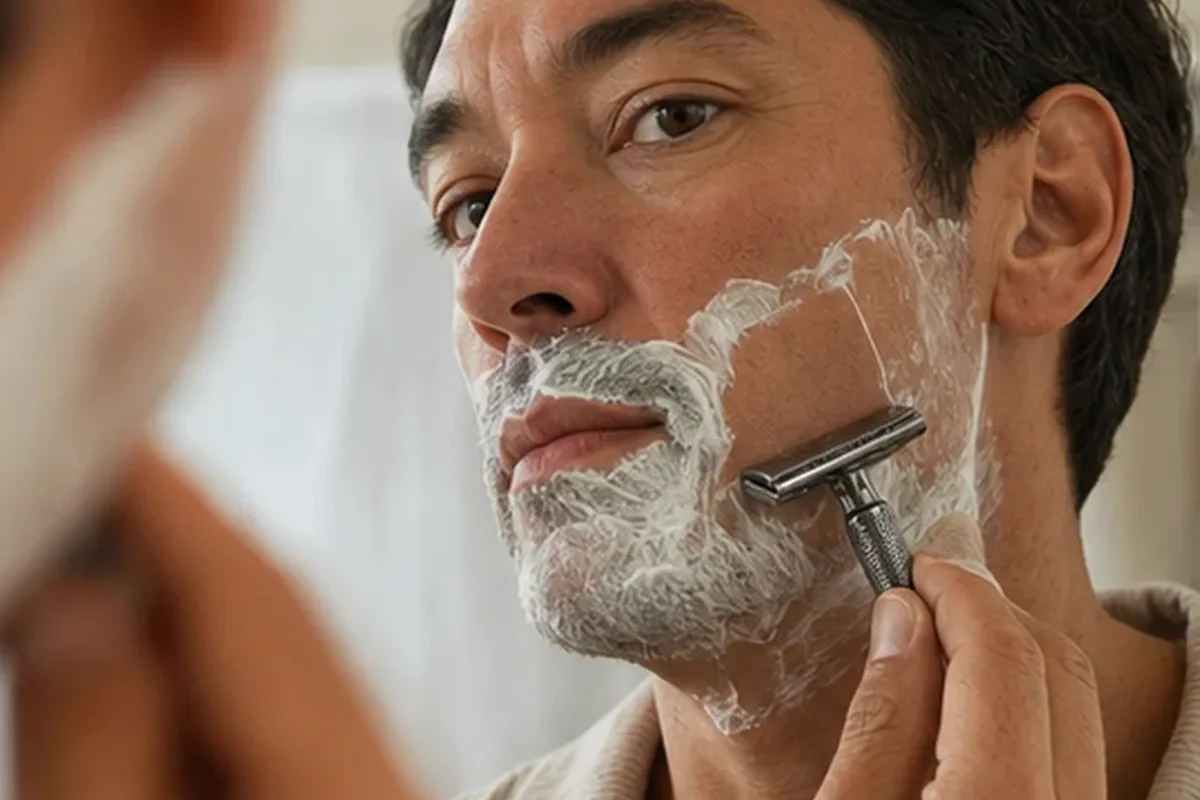 Hochwertige Beauty-Inszenierung zu Auswahlkriterien für Männer-Gesichtsreiniger für Pflege-Einsteiger