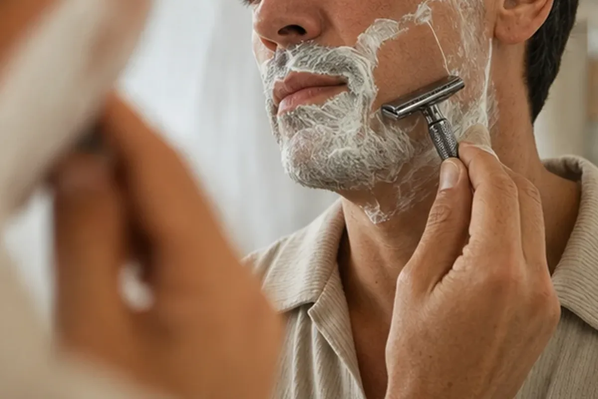 Redaktioneller Beauty-Moment zur Ausgangslage bei Barttrimmer bei wenig Zeit