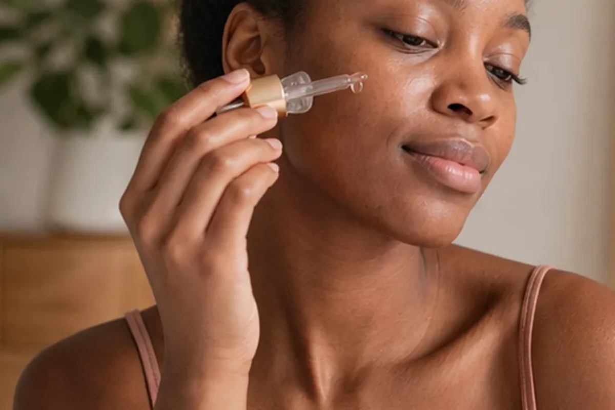 Authentische Beauty-Routine passend zum Thema Augenpflege bei Pigmentflecken