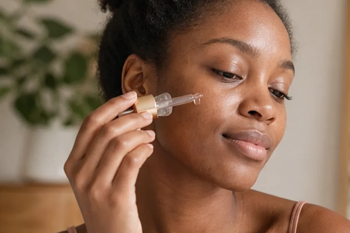 Redaktioneller Beauty-Moment zur Ausgangslage bei Hyaluron-Serum für Mischhaut