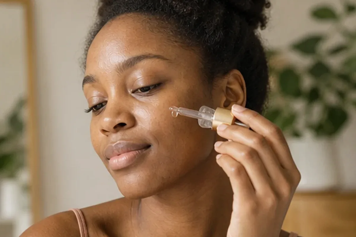 Authentische Beauty-Routine passend zum Thema Hautbarriere-Pflege bei Pigmentflecken