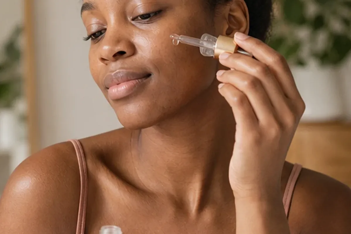 Hochwertige Beauty-Inszenierung zu Auswahlkriterien für Augenpflege bei ersten Fältchen