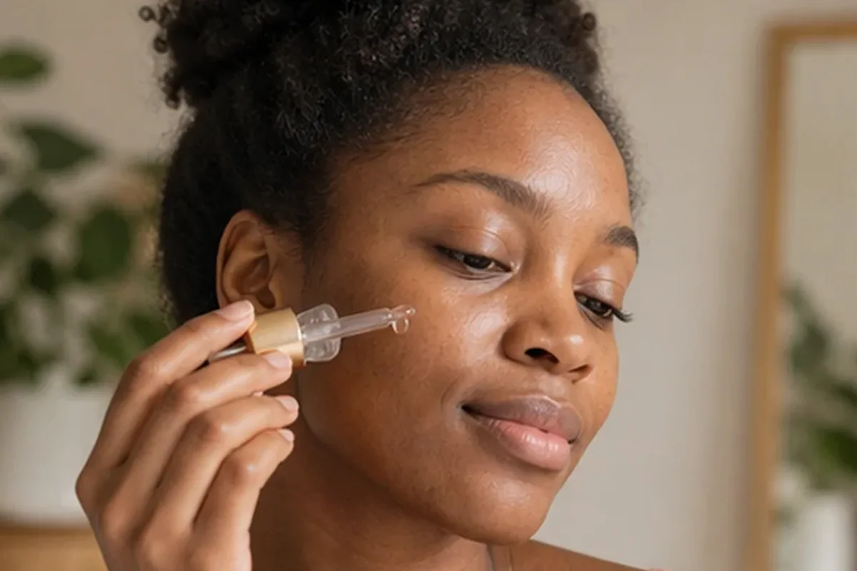 Authentische Beauty-Routine passend zum Thema Panthenol