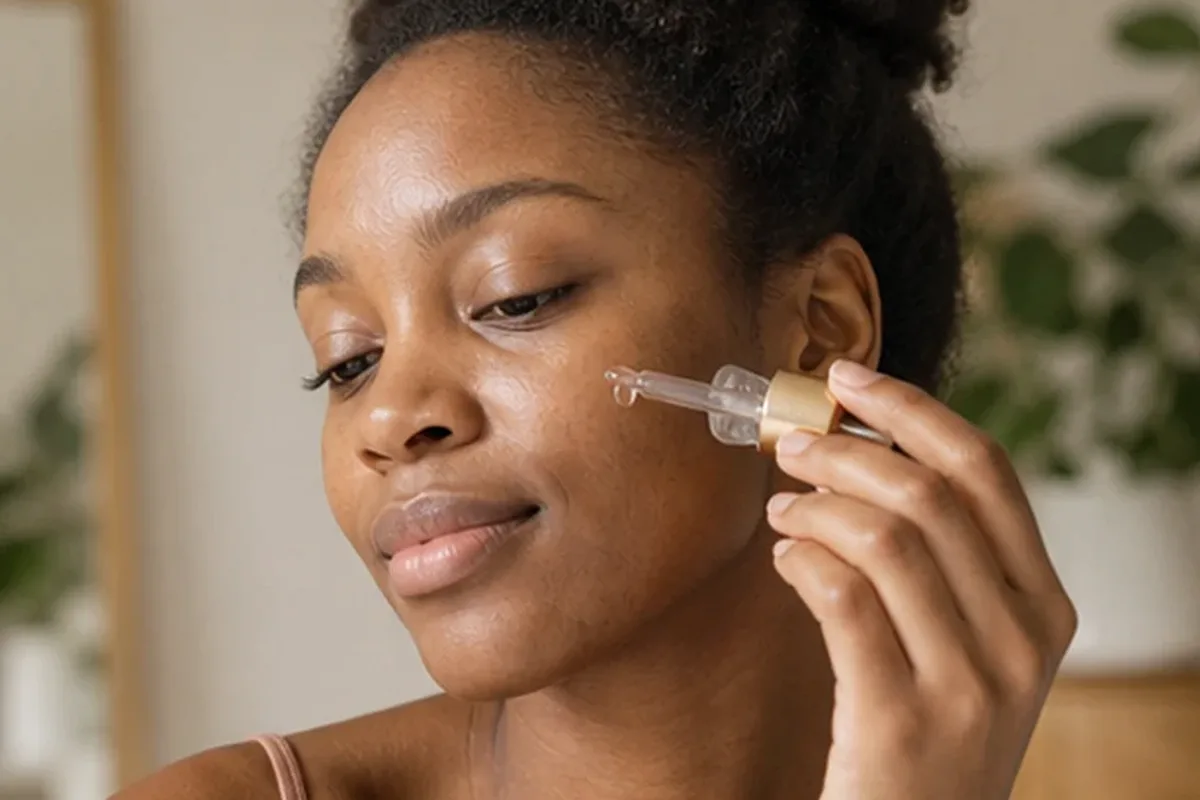 Hochwertige Beauty-Inszenierung zu Auswahlkriterien für Hautbarriere-Pflege für Mischhaut
