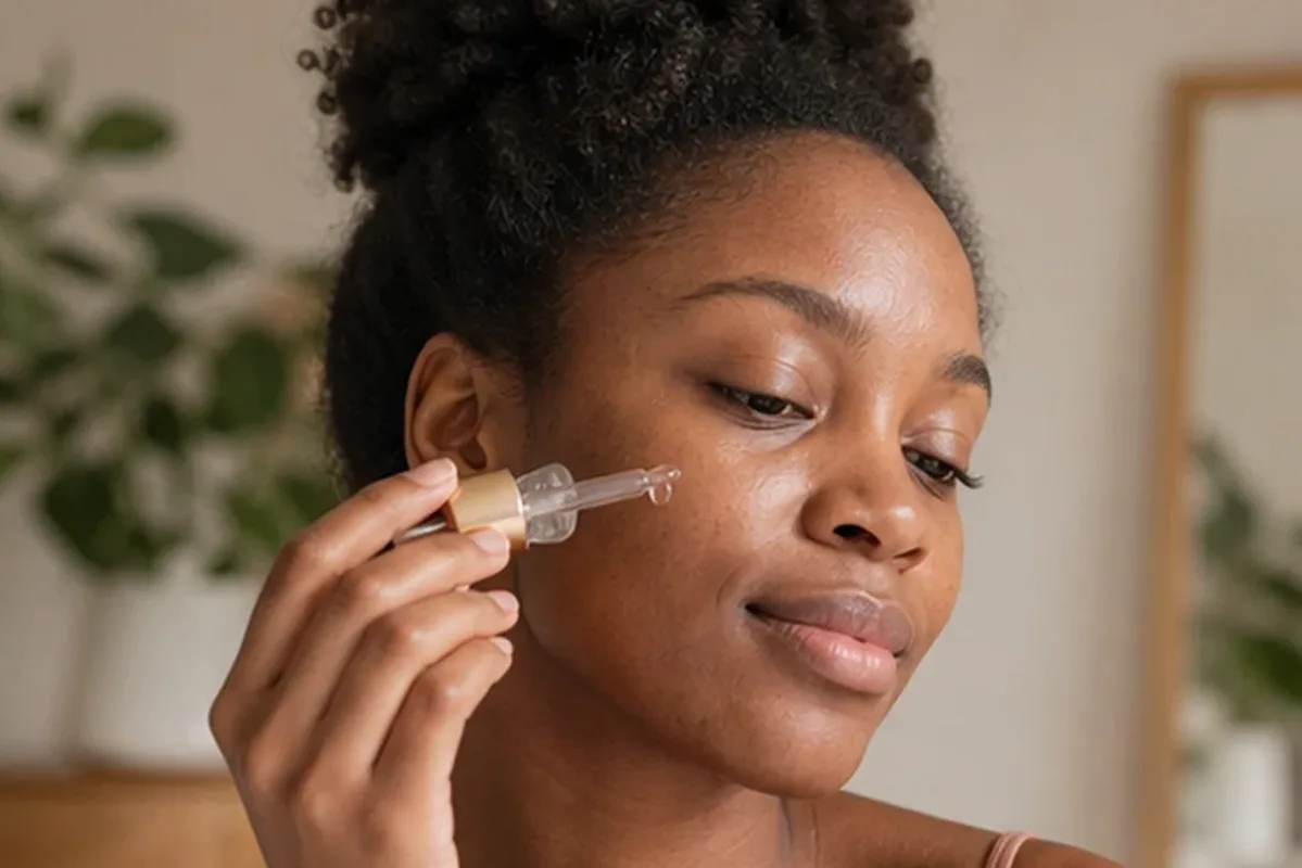 Redaktioneller Beauty-Moment zur Ausgangslage bei Gesichtscreme für trockene Haut