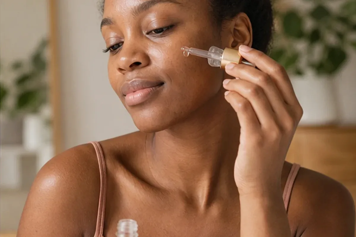 Authentische Beauty-Routine passend zum Thema Gesichtswasser für trockene Haut