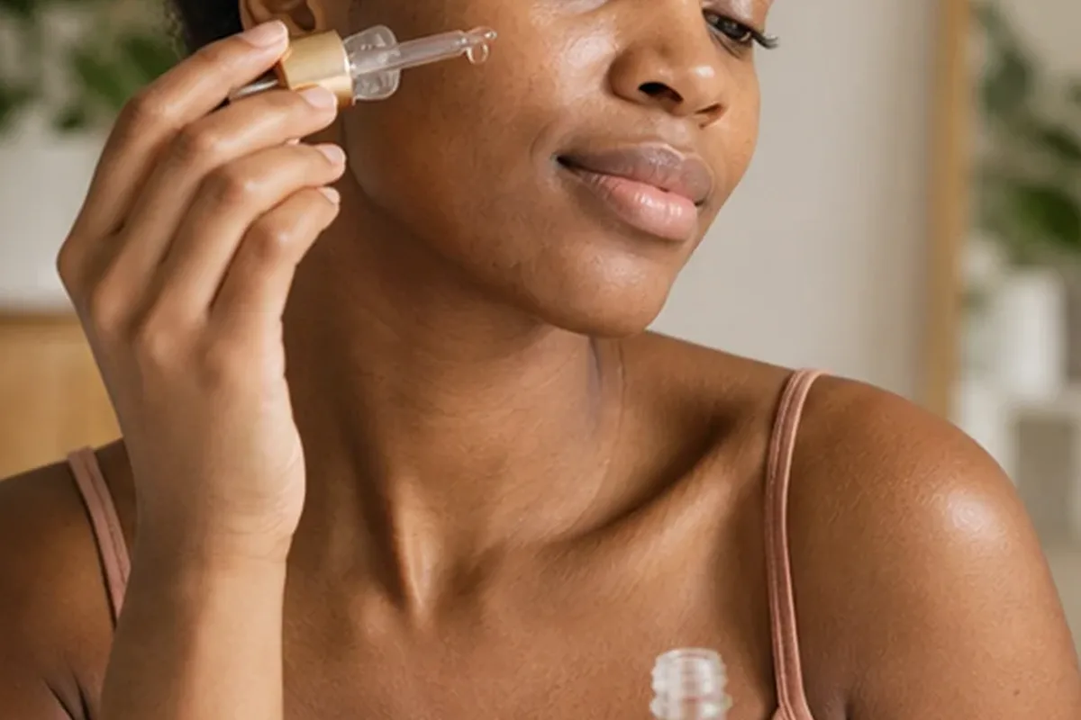 Emotionaler und authentischer Anwendungsmoment rund um Peptide
