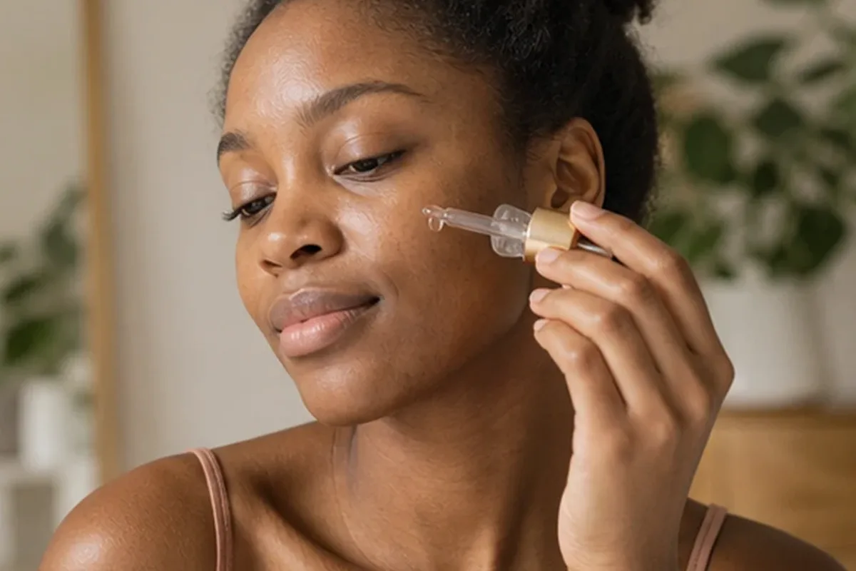 Redaktioneller Beauty-Moment zur Ausgangslage bei Anti-Aging-Routine bei Rötungen