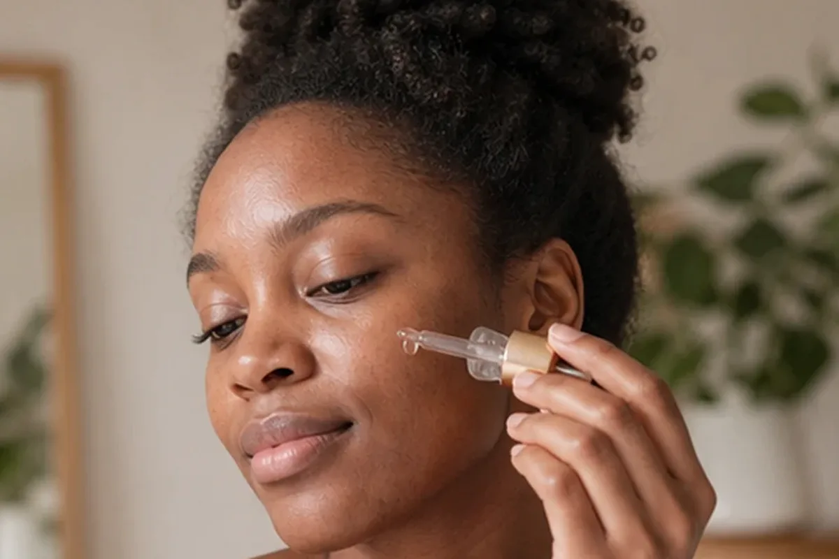 Redaktioneller Beauty-Moment zur Ausgangslage bei Vitamin-C-Serum für trockene Haut