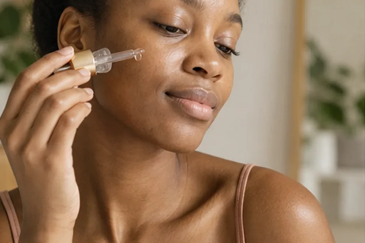 Redaktioneller Beauty-Moment zur Ausgangslage bei Hyaluron-Serum für unreine Haut