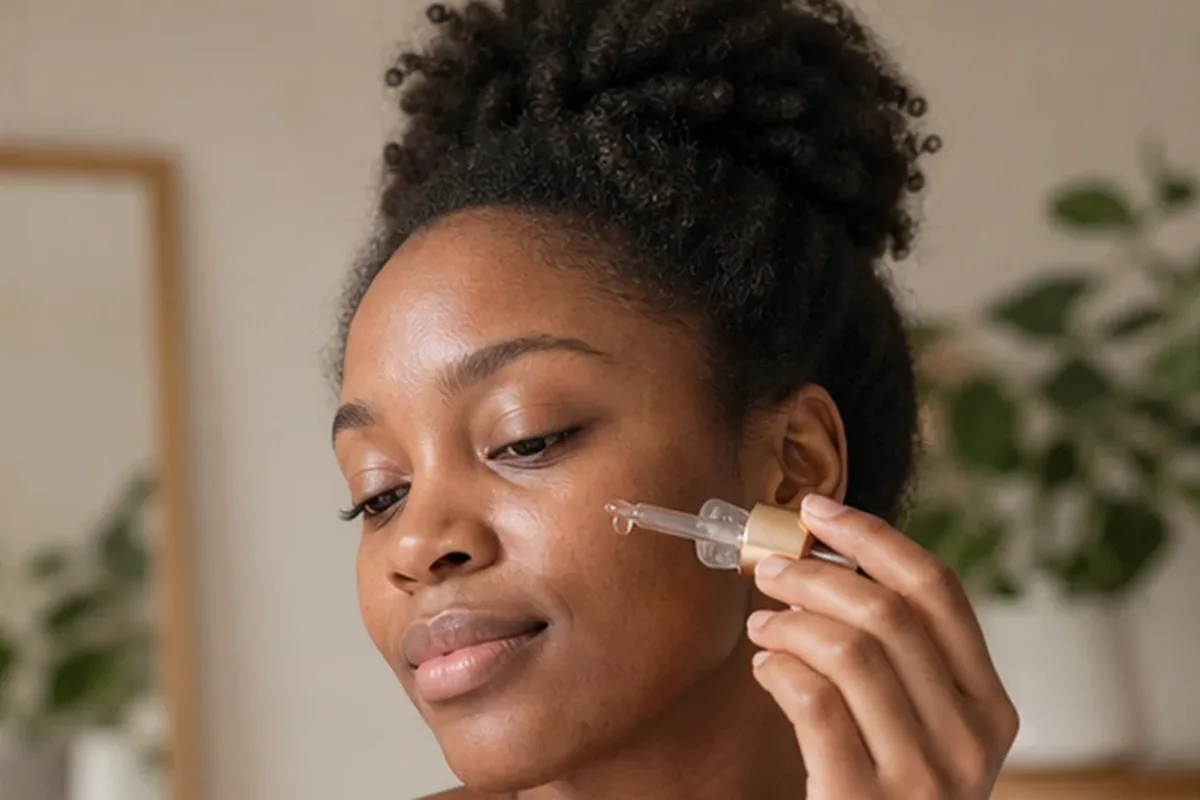 Authentische Beauty-Routine passend zum Thema Chemisches Peeling bei ersten Fältchen