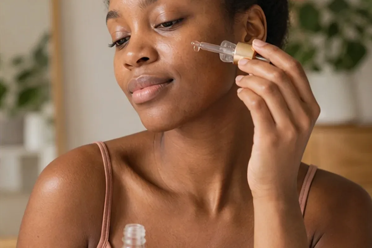 Redaktioneller Beauty-Moment zur Ausgangslage bei Gesichtscreme bei ersten Fältchen