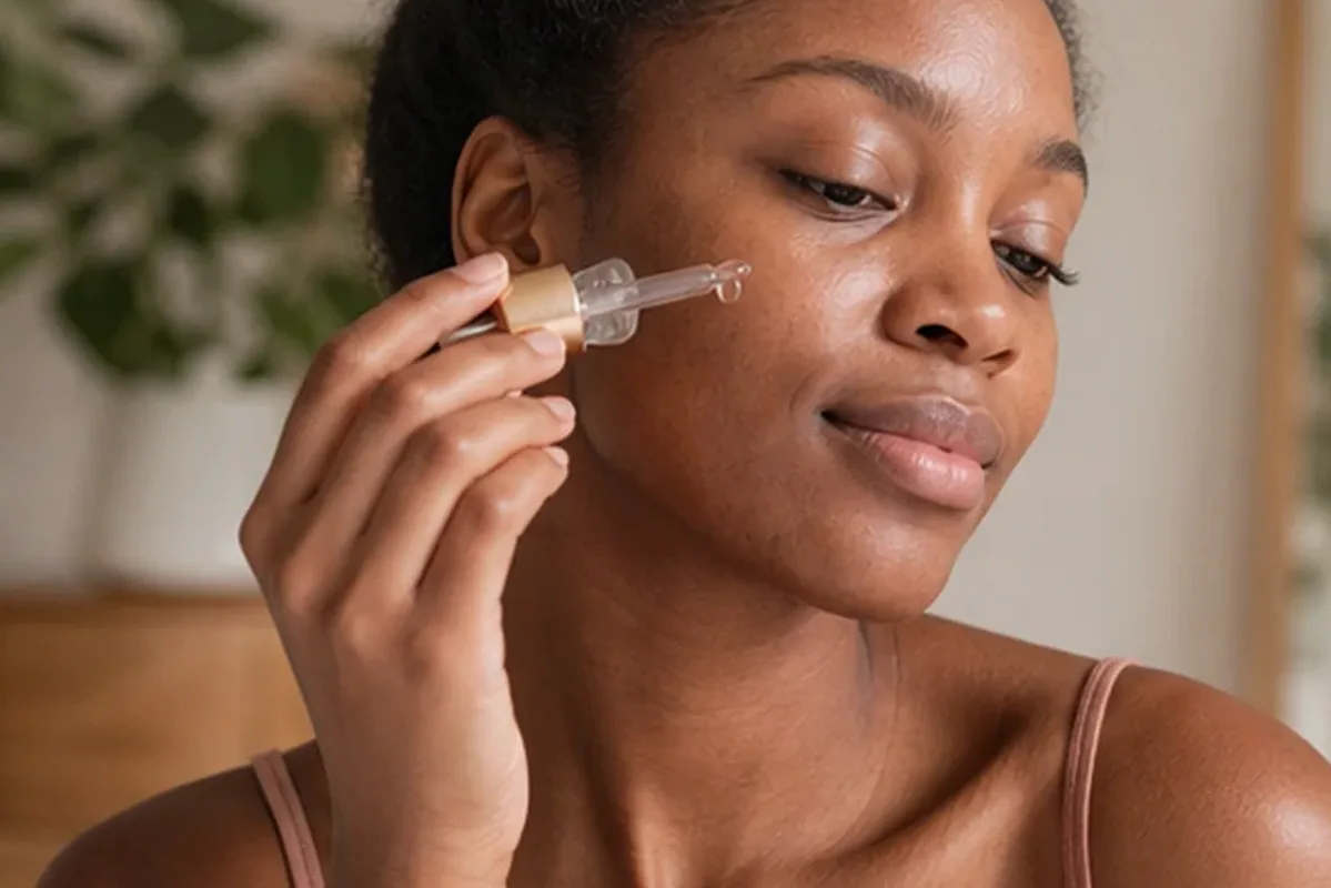 Redaktioneller Beauty-Moment zur Ausgangslage bei Hyaluron-Serum für trockene Haut