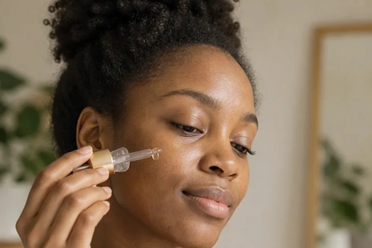 Hochwertige Beauty-Inszenierung zu Auswahlkriterien für Augenpflege für empfindliche Haut