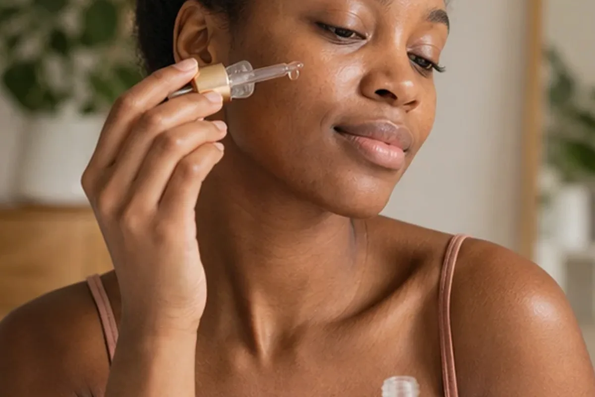 Authentische Beauty-Routine passend zum Thema Gesichtsmaske für empfindliche Haut